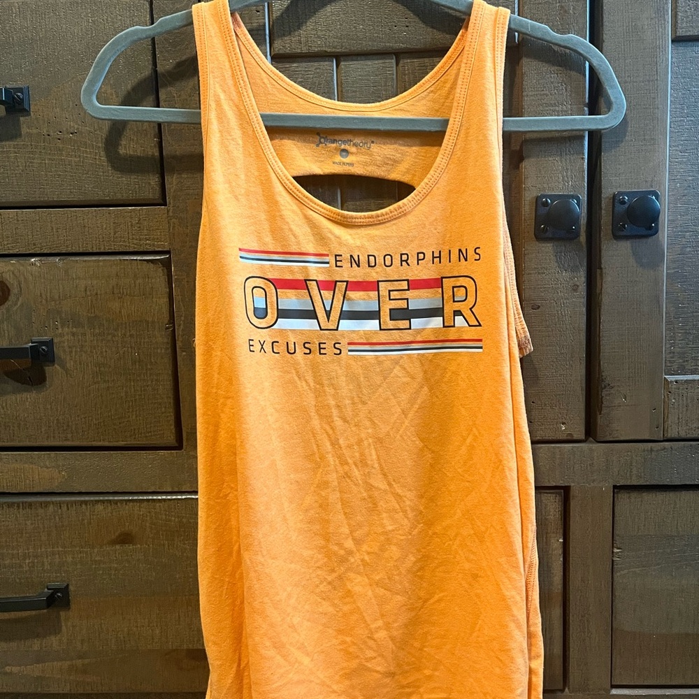 Orangetheory Tank Top with Motivational Print